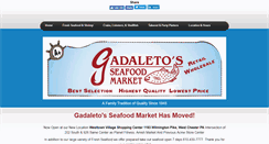 Desktop Screenshot of gadaletoseafood.com